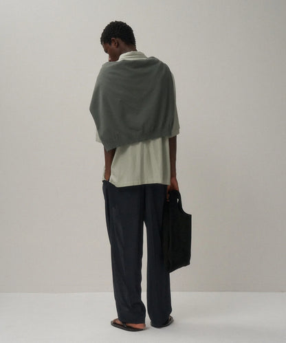 Cotton Silk Viera Loose Fit Half Sleeve Shirt