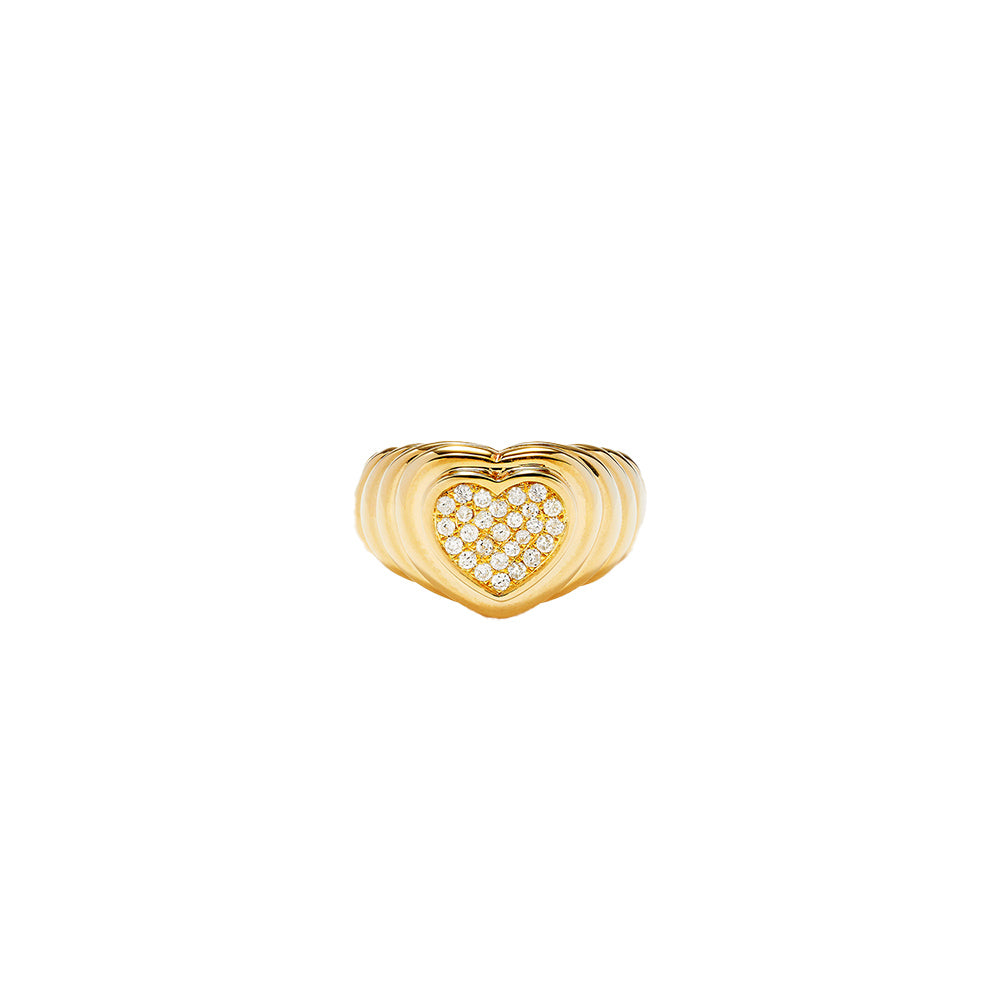 Heart Diamond Ring