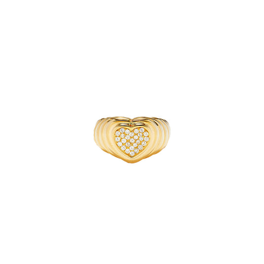 Heart Diamond Ring