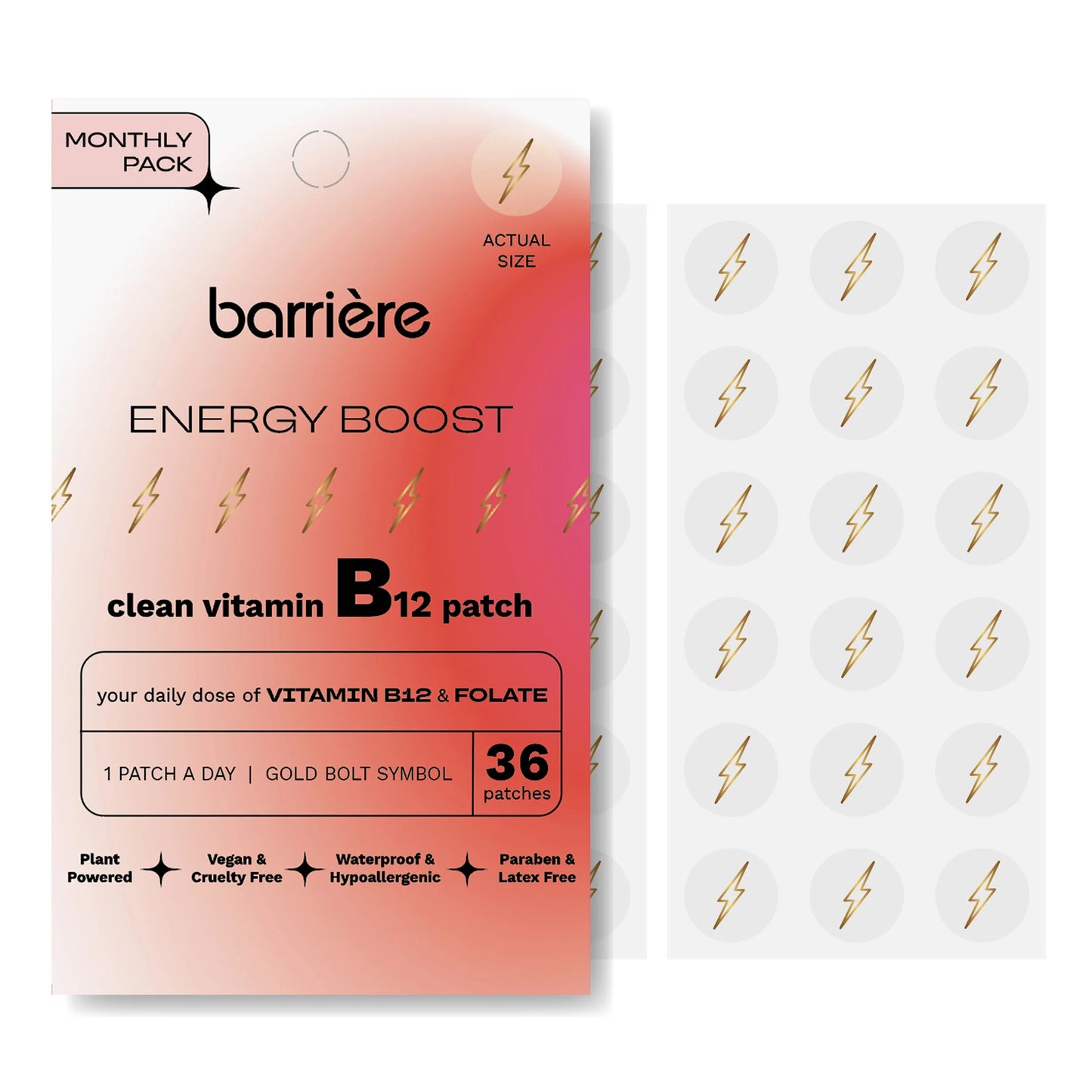 Vitamin B12 Patch Gold Bolt