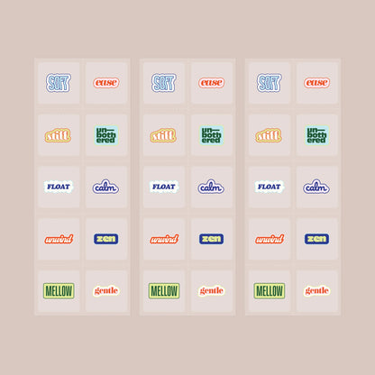 Everyday Calm Patch Retro