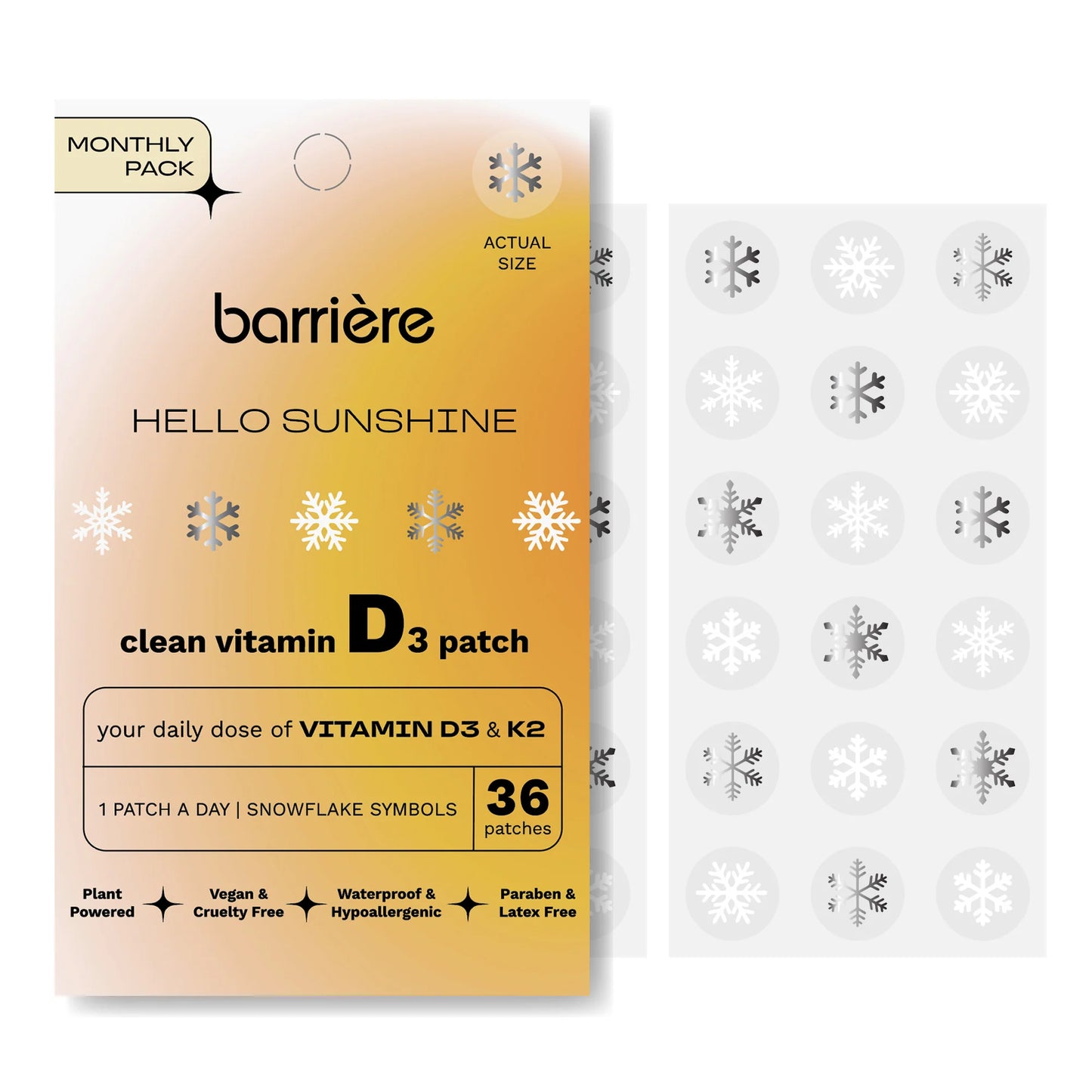 Vitamin D Patch Snowflake