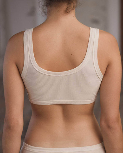 Heart Bra Undyed