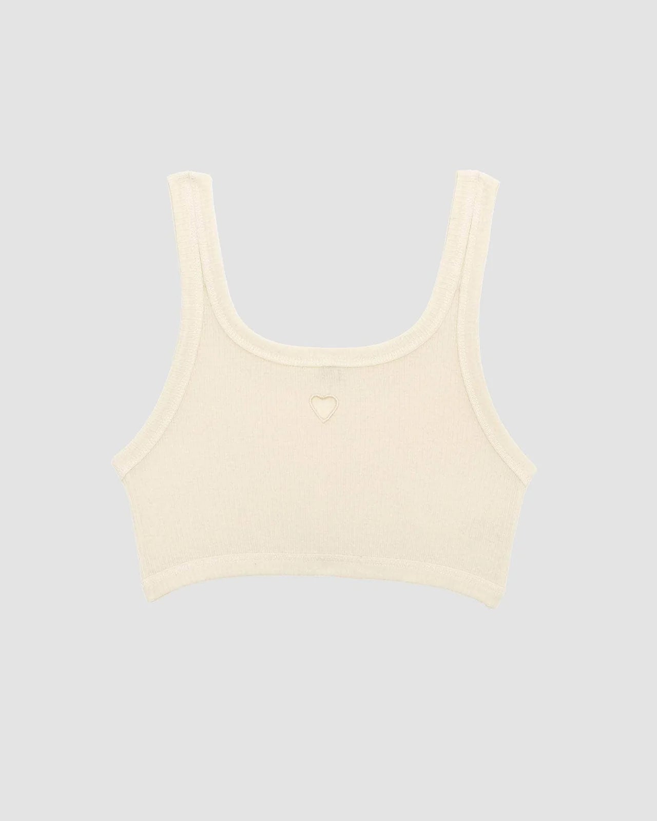 Heart Bra Undyed