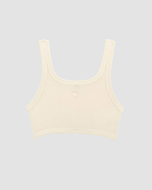 Heart Bra Undyed