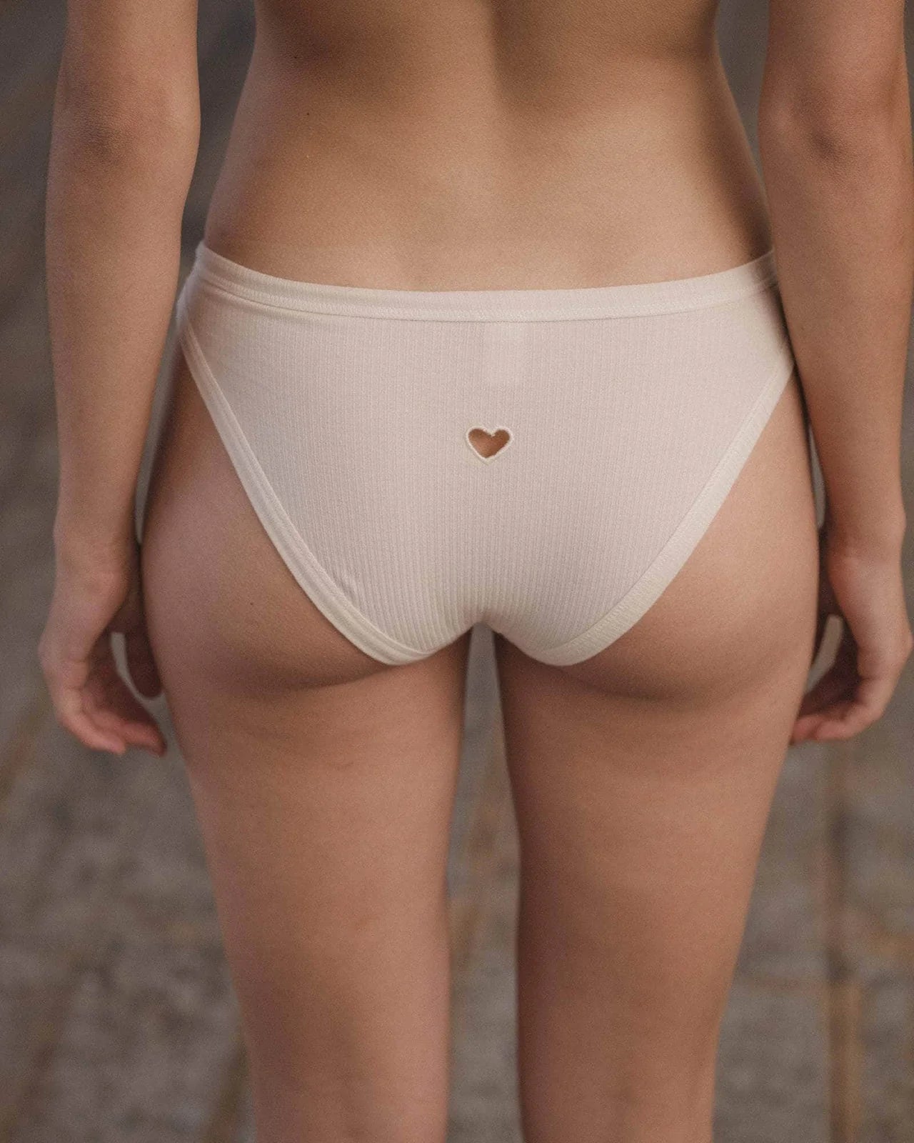 Heart Bell Panty Undyed