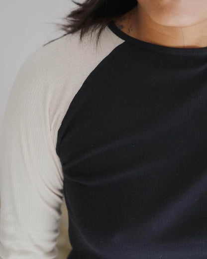 Gene Longsleeve Shirt Off white/Black