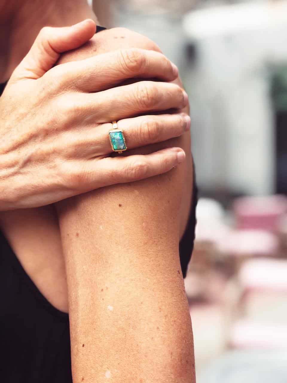 Opal Stone Ring