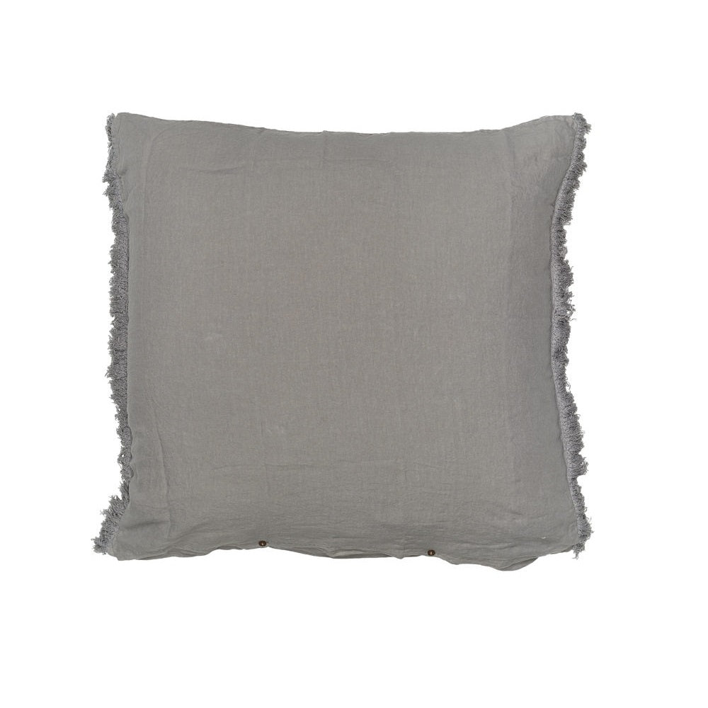 Dock Fringed Cushion Gris Orage