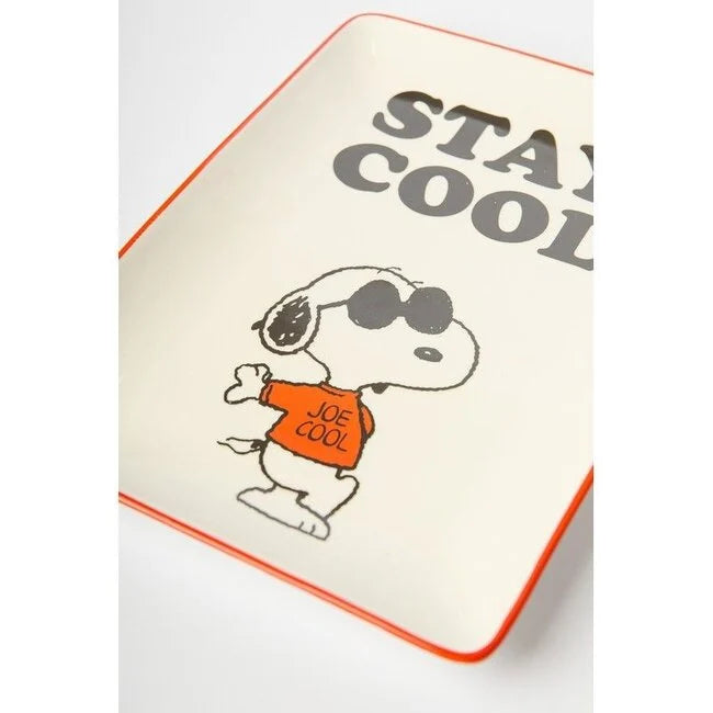 Snoopy "Stay Cool" Ceramic Tray