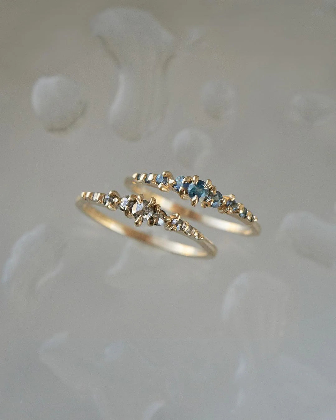 Cyndra Green Sapphire Ring