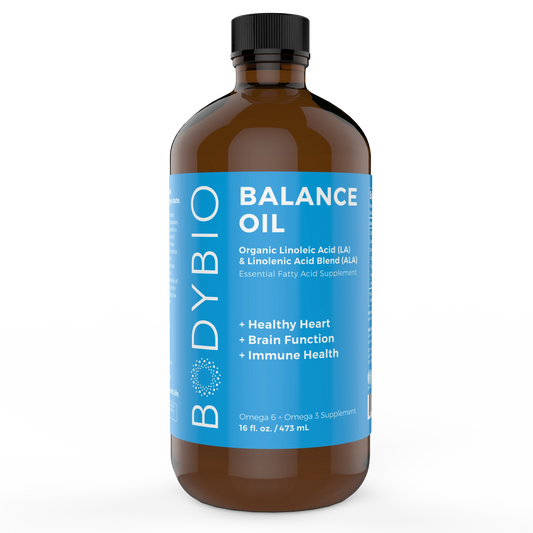 BodyBio Balance Oil (Omega 6 + 3) 16.oz Bottle