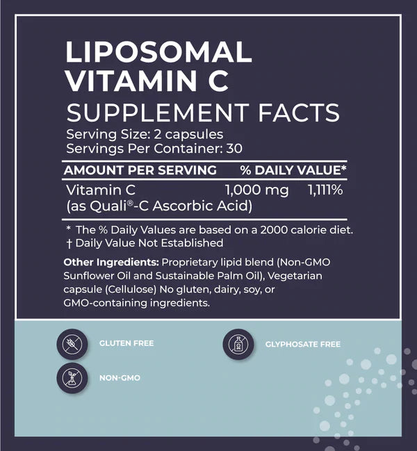 BodyBio Liposomal Vitamin C - 60 Capsules