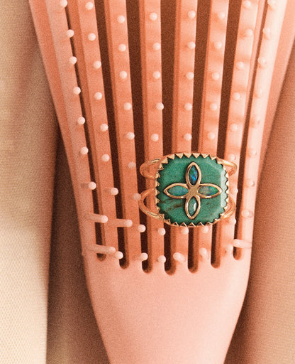 Bowie Ring N2 Turquoise Opal