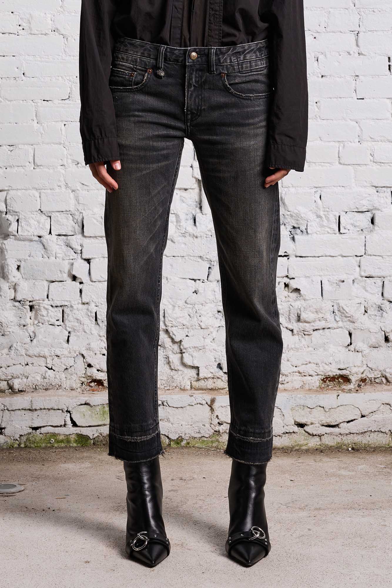 Boy Straight Jeans - Hart Selvedge Black