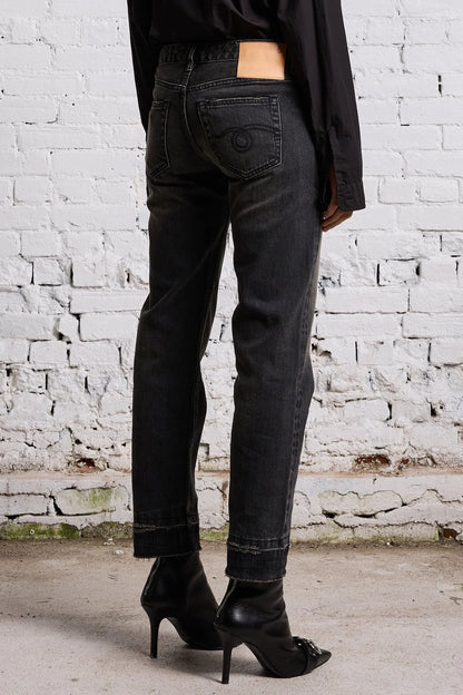 Boy Straight Jeans - Hart Selvedge Black