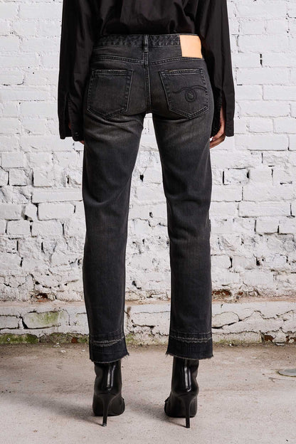 Boy Straight Jeans - Hart Selvedge Black