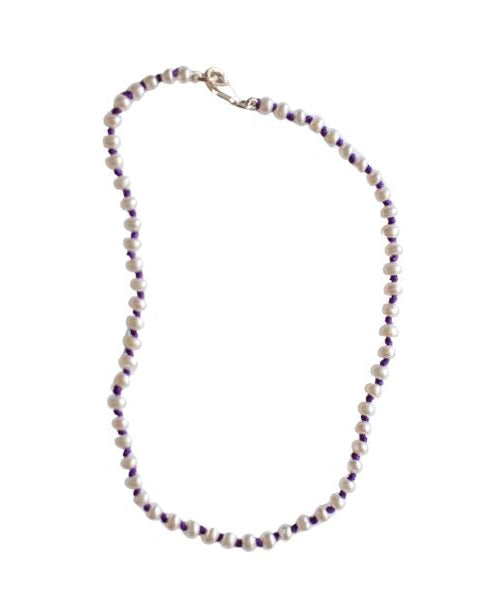 Purple Pearl Anklet