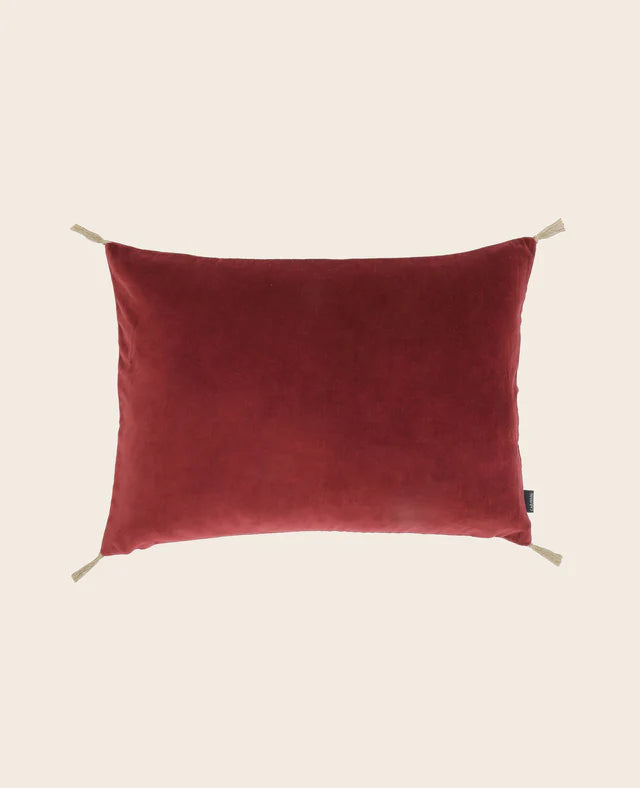 Cinnabar Cushion Cover Washed Velvet