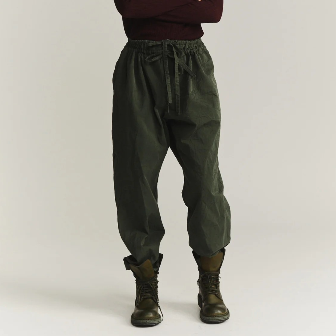 Denmark Double Cotton Pants Khaki