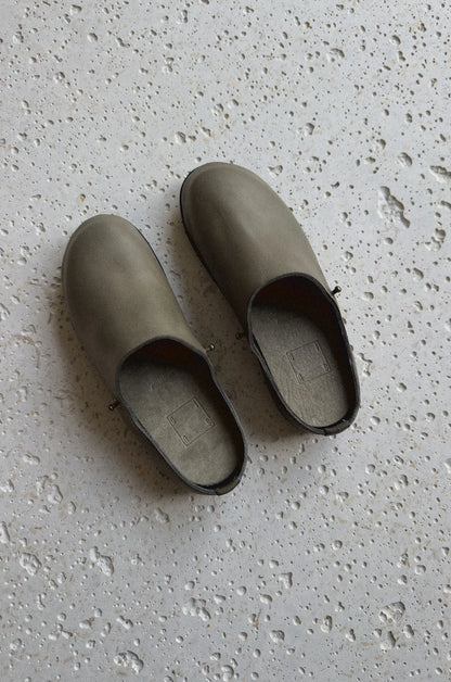 Guidi Sabot Clogs Khaki