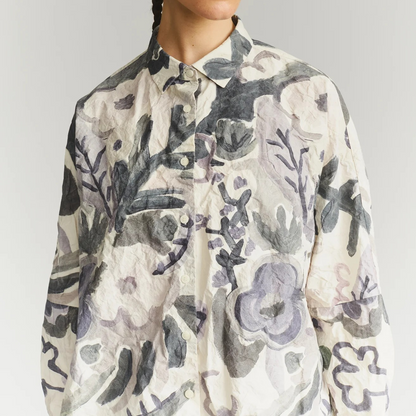 Waga Soleil Shirt Print Blotched Grey