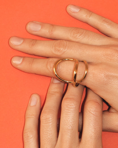 Ribbon Ring Gold