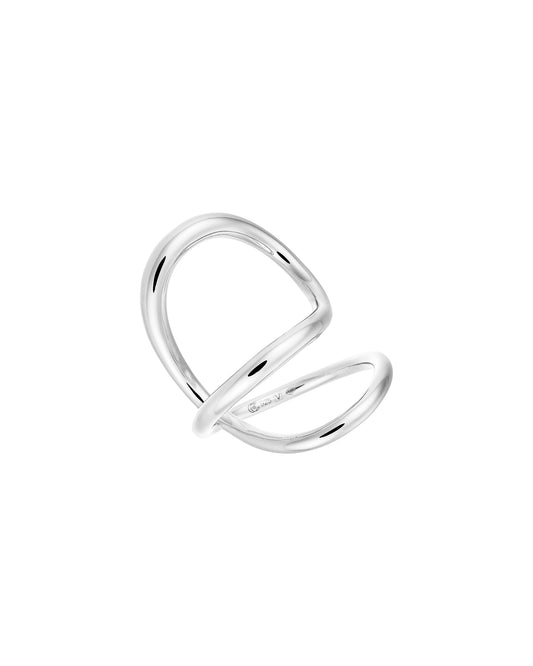 Ribbon Ring Silver