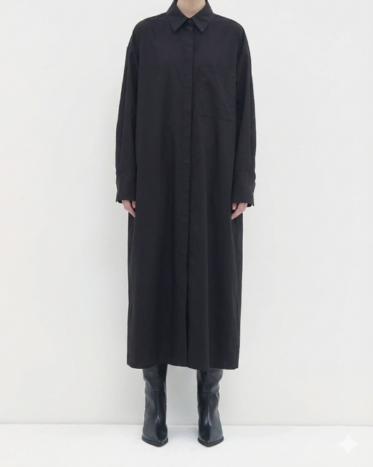 Diola Longsleeve Dress Dark petrol