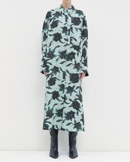 Diola Longsleeve Dress Mint Hellebore