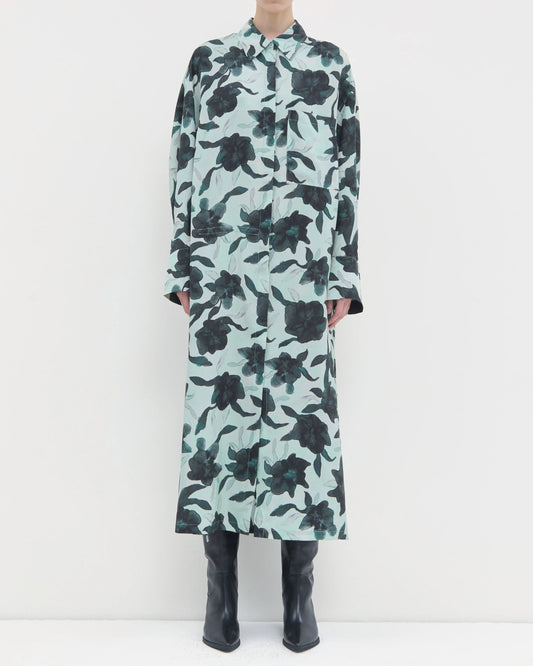 Diola Longsleeve Dress Mint Hellebore