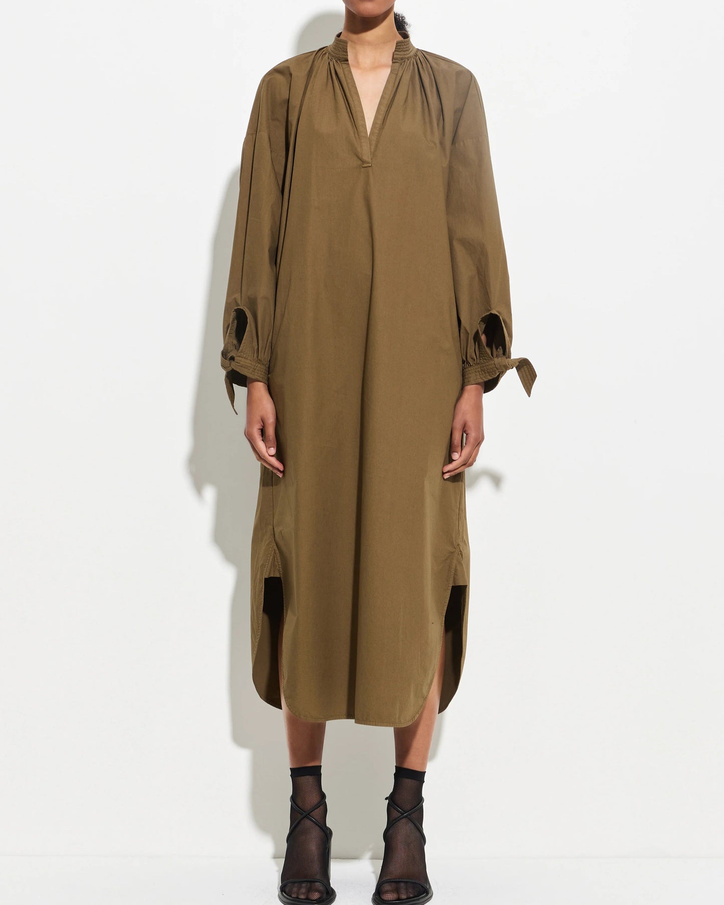 Dulcie Shirt Dress Olive