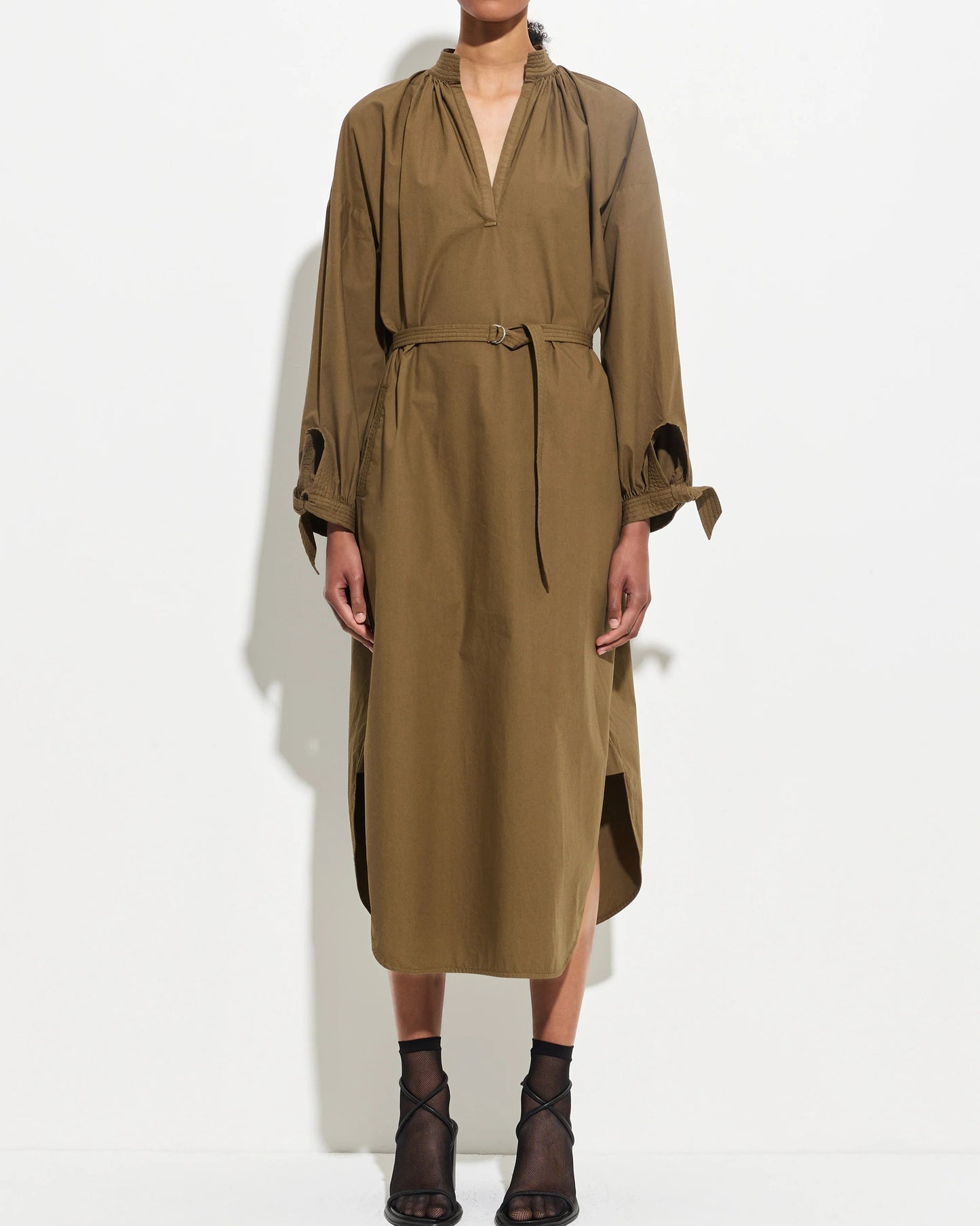 Dulcie Shirt Dress Olive