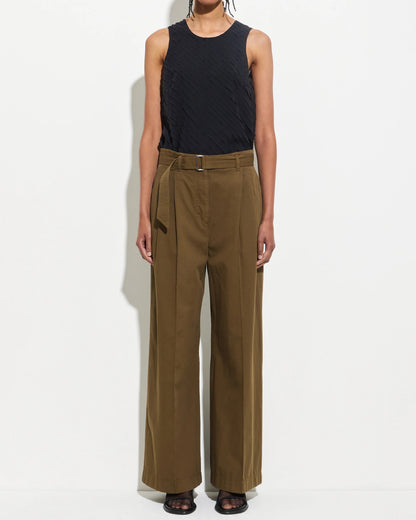 Paradisa Pleated Trousers Olive