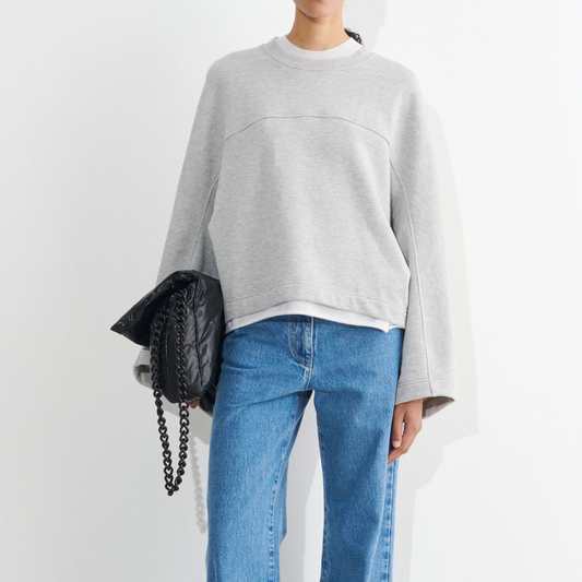 Turban Oversized Sweater Grey