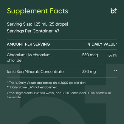 Bodybio Chromium Liquid Mineral