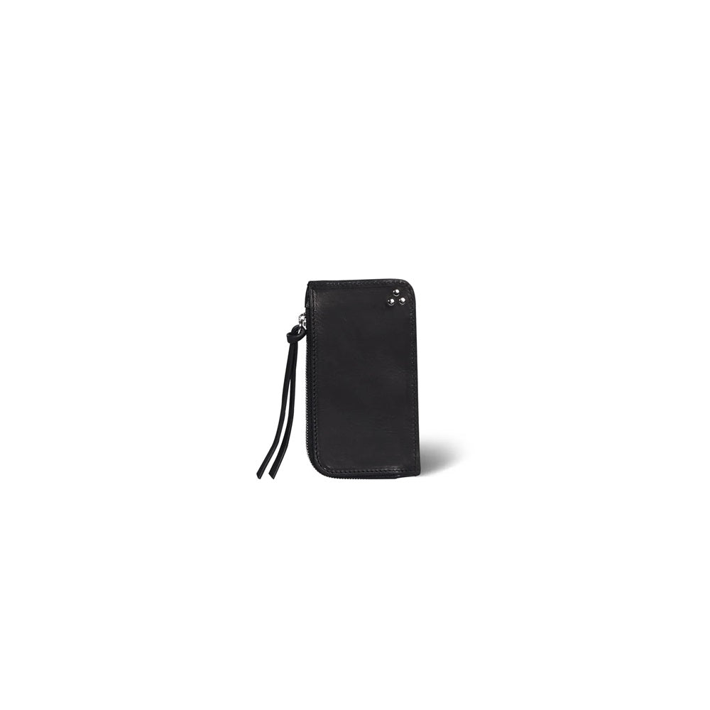 Clyde Card Wallet - Black Silver