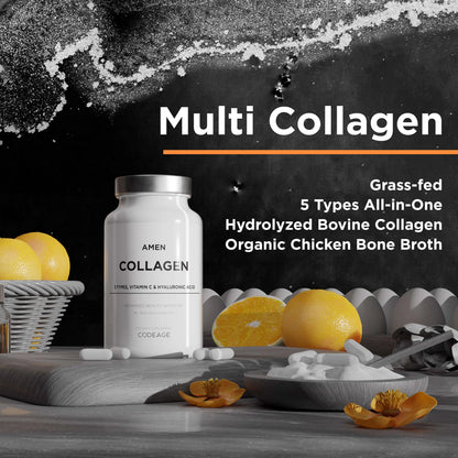 Amen Multi Collagen with Vitamin C & Hyaluronic Acid