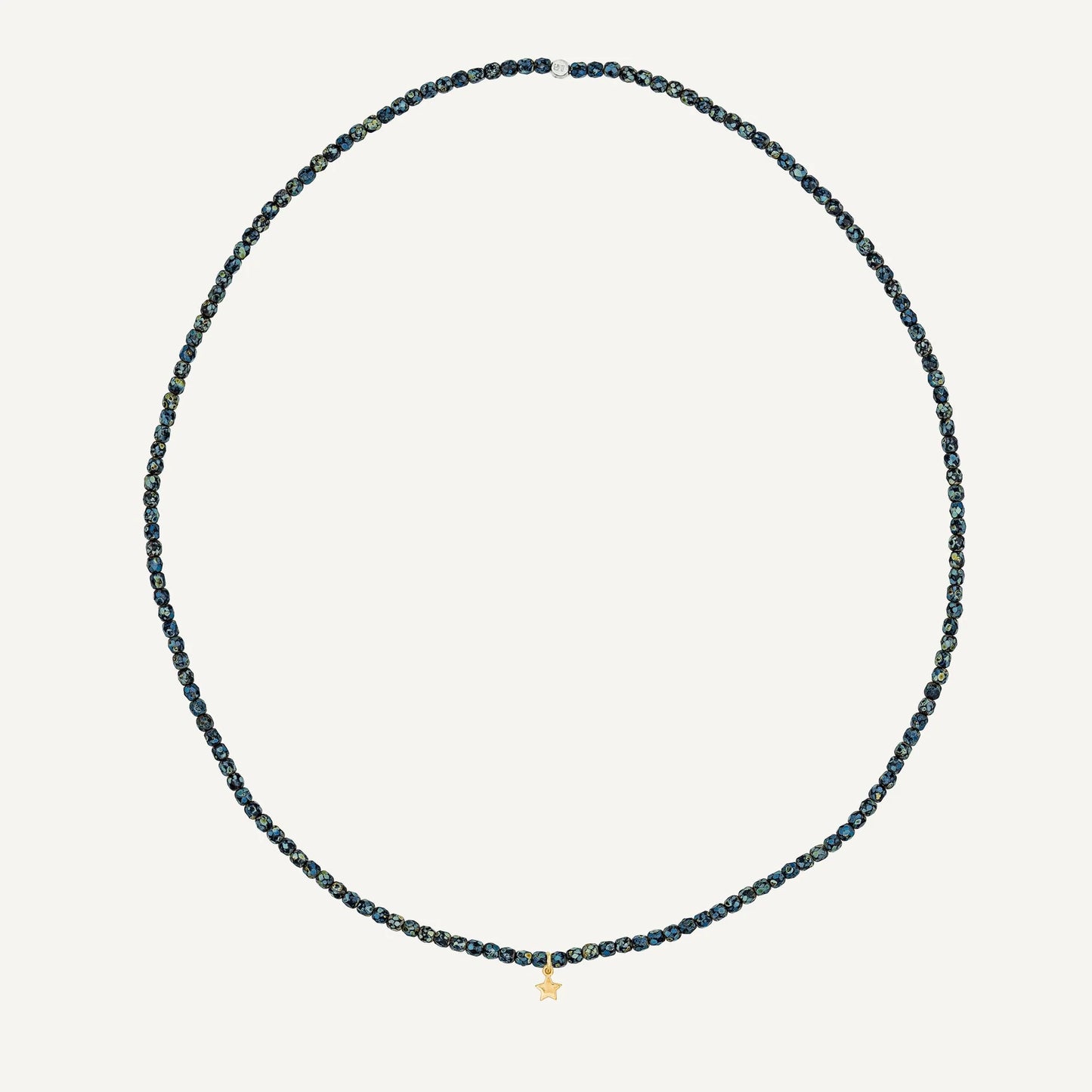 Black Rock Bracelet Necklace with Star Pendant