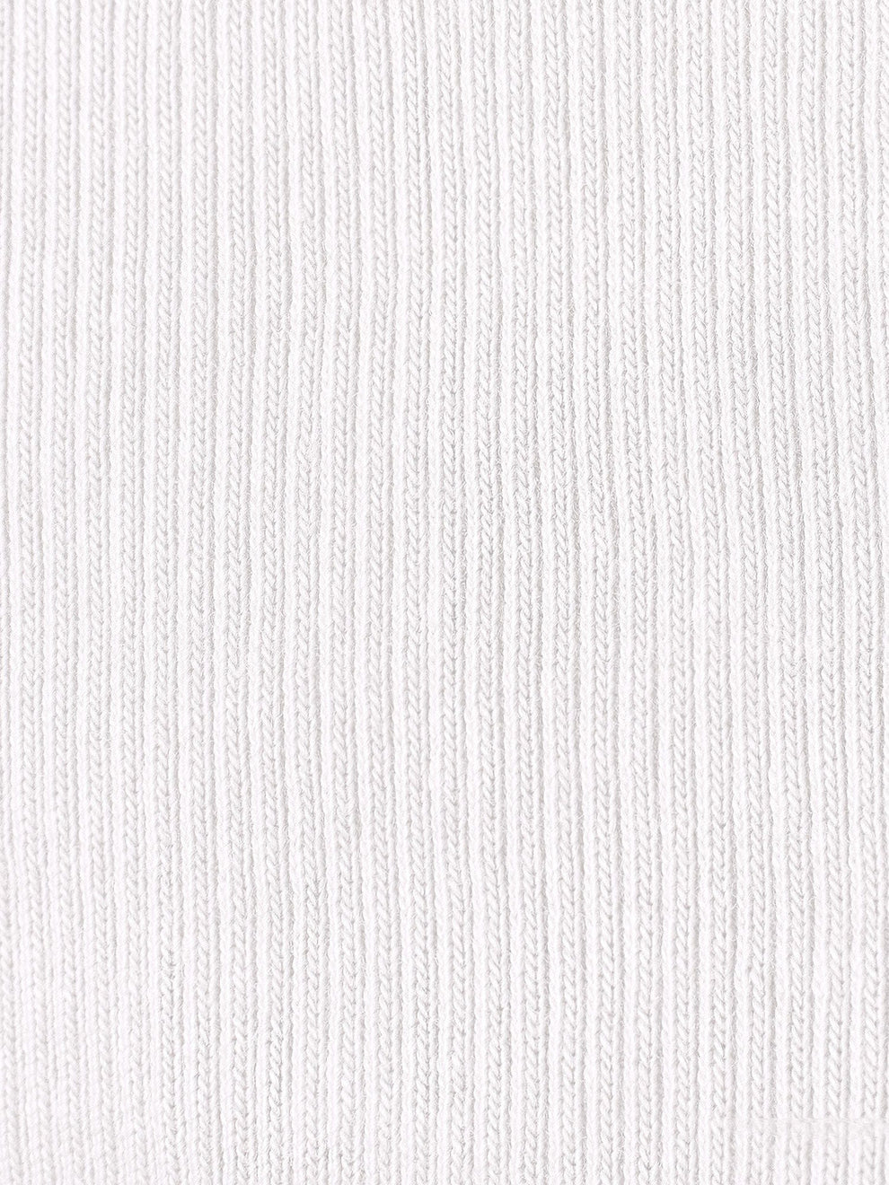 White Arynn Fine Rib Tank Top
