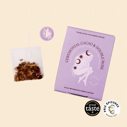 Ceremonial Cacao & Double Rose Infusion