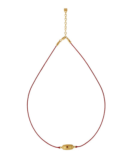 Rakhi My Love Red Thread Choker