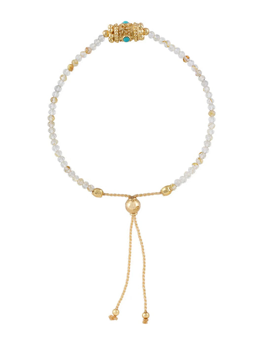 Yuvy Turquoise Rakhi Bracelet