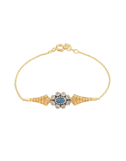 Anne Labradorite Chain Bracelet