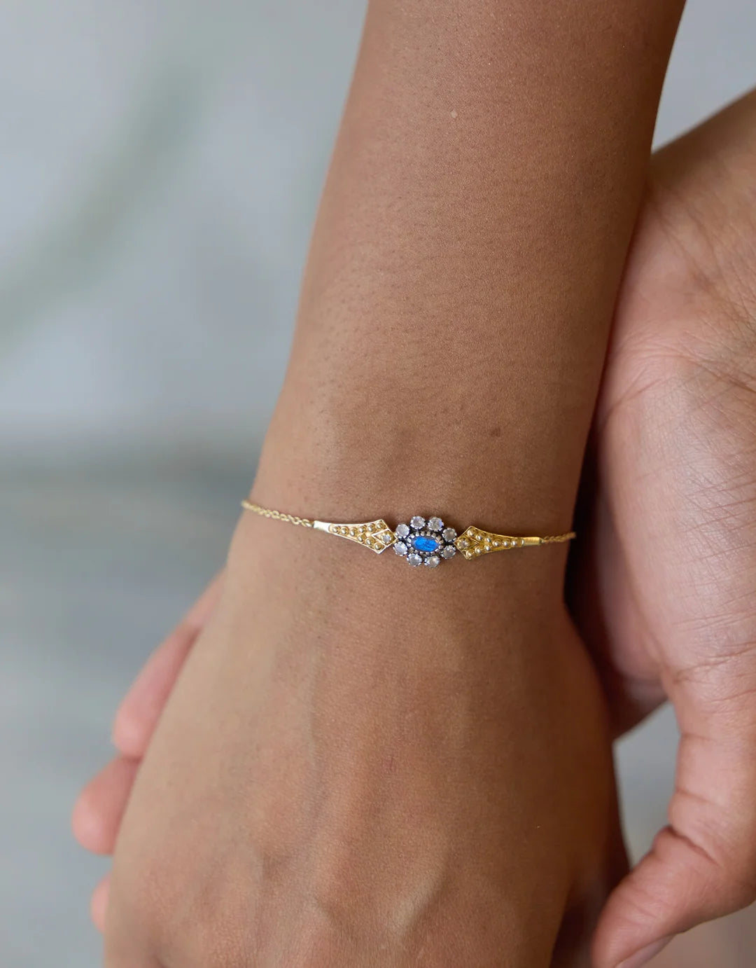 Anne Labradorite Chain Bracelet