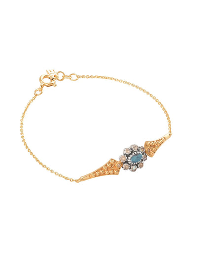 Anne Labradorite Chain Bracelet