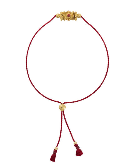 Rakhi 1 Garnet Bracelet