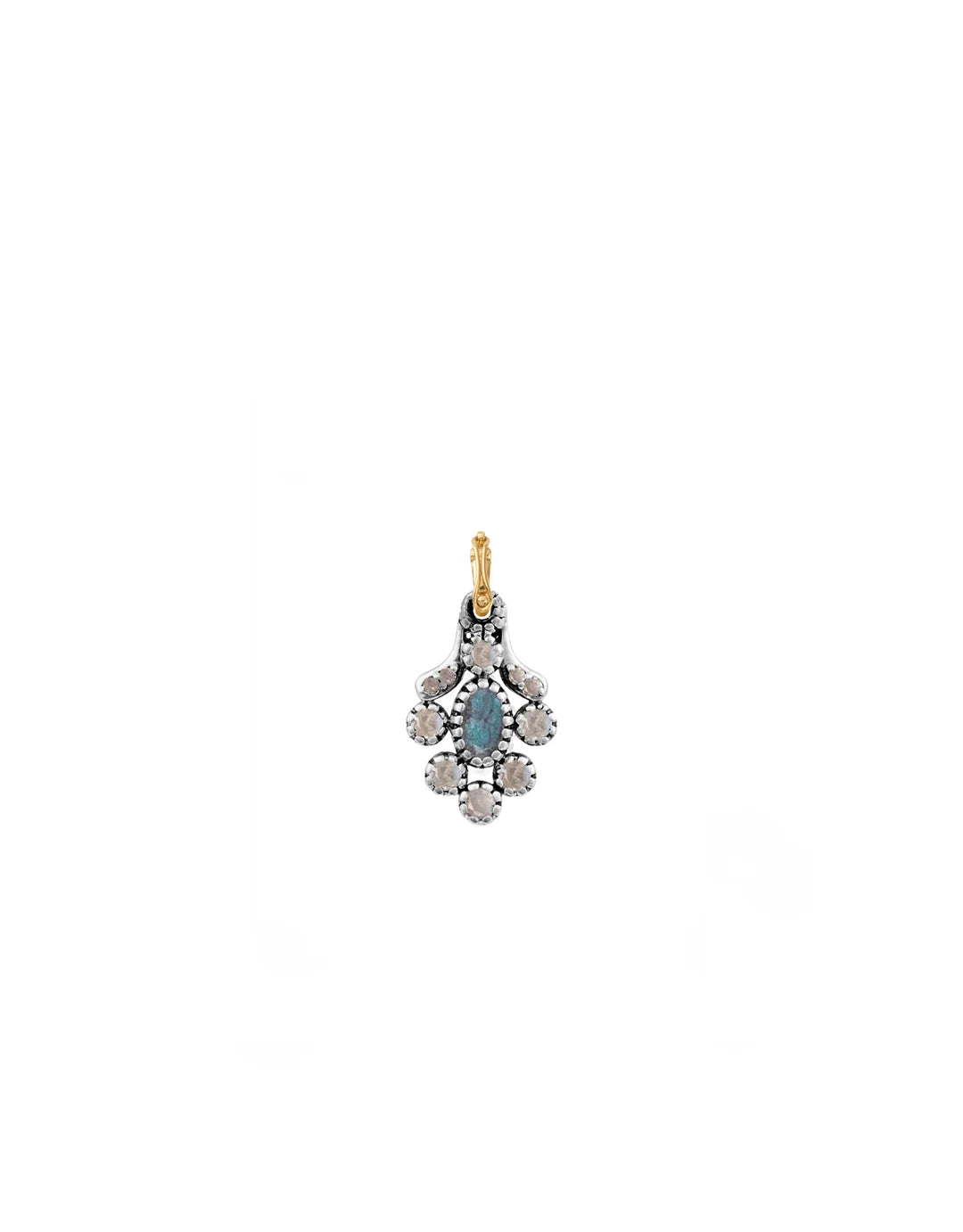 Diana Moonstone & Labradorite Charm
