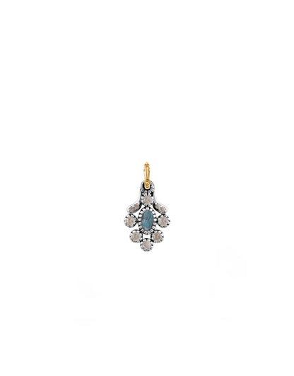Diana Moonstone & Labradorite Charm