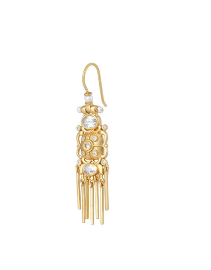 Emily Earring White Topaz and Crystal